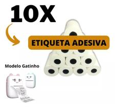 Etiqueta Adesiva Para Mini Impressora Gatinho - 10 Rolos - TITANNET