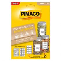 Etiqueta adesiva para potes de temperos TEBR A5 com 3 folhas - Pimaco