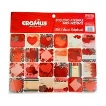 Etiqueta Adesiva para Presente - Amanda - 48 unidades - Cromus - Rizzo
