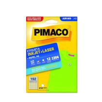 Etiqueta Adesiva Pimaco A5 Inkjet+Laser A5R-909 C/2304 Etiqueta Adesiva Pimaco A5 Inkjet+Laser A5R-909 C/2304