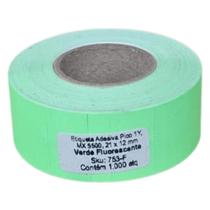 Etiqueta Adesiva Pyco 1y Mx5500 21x12mm Sem Tarja Verde Fluorescente 1000 Un