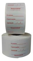 Etiqueta Adesiva Validade Couchê 1000 Unidades