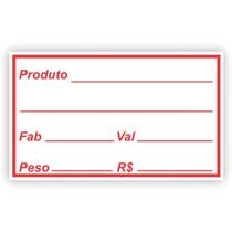 Etiqueta Adesiva VALIDADE/FABRICACAO C/100 ETIQ