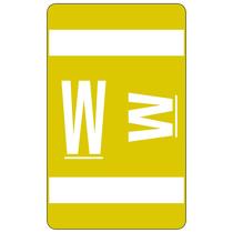Etiqueta alfabética Smead AlphaZ ACCS codificada por cores W Yellow 100 unidades Etiqueta alfabética Smead AlphaZ ACCS codificada por cores W Yellow 100 unidades