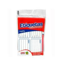 Etiqueta Azul Autoadesiva Escolar com 16 Unidades 53mmx80mm - Adere Etiqueta Azul Autoadesiva Escolar com 16 Unidades 53mmx80mm - Adere
