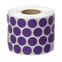Etiqueta Bolinha Controle Roxo 6mm Rolo C/1000 Etiquetas Etiqueta Bolinha Controle Roxo 6mm Rolo C/1000 Etiquetas