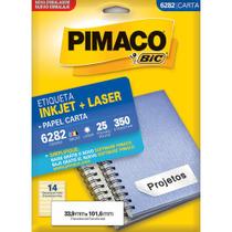 Etiqueta Carta Inkjet Laser 6282 - Pimaco