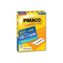 Etiqueta Carta Laser 3000 Un Com 100 Folhas - Pimaco