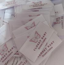 Etiqueta cetim personalizadas 1000 unidades - D ARTH PERSONALIZADOS Etiqueta cetim personalizadas 1000 unidades - D ARTH PERSONALIZADOS