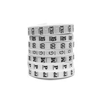 Etiqueta Costura Tamanho De Roupa PP P M G GG XG 2000 Unid