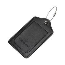 Etiqueta De Bagagem Em Couro PU Antiperda Com Capa De Proteção Integrada Para Malas E Bagagens