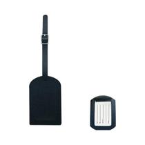 Etiqueta De Bagagem Unissex Em Couro PU Para Viagem Com Identificador De Mala E Porta-Nome E