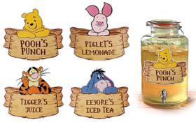 Etiqueta de bebidas para festas MEMOVAN Winnie The Pooh Baby Shower