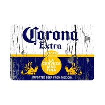 Etiqueta de cerveja Corona Extra aparência vintage Reprodução Sinal de metal alumínio