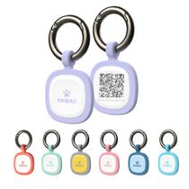 Etiqueta de Identificação para Pets Pawaii - Silenciosa, com QR Code e Silicone