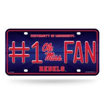 Etiqueta de matrícula Rico Industries NCAA Mississippi Ole Miss Rebels Etiqueta de matrícula Rico Industries NCAA Mississippi Ole Miss Rebels