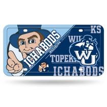 Etiqueta de matrícula Rico Industries NCAA Washburn Ichabods Etiqueta de matrícula Rico Industries NCAA Washburn Ichabods