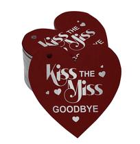 Etiqueta de Papel Foil "Kiss The Miss Goodbye" para Chá de Noiva - Inkdotpot Etiqueta de Papel Foil "Kiss The Miss Goodbye" para Chá de Noiva - Inkdotpot