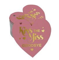 Etiqueta de Papel Foil "Kiss The Miss Goodbye" para Chá de Noiva - Inkdotpot Etiqueta de Papel Foil "Kiss The Miss Goodbye" para Chá de Noiva - Inkdotpot