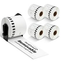 Etiqueta de papel removível MarkDomain DK-4205 6,2 cm x 30 m 5 rolos