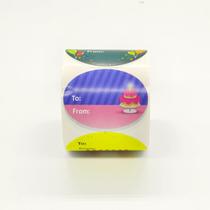 Etiqueta de presente Remarkable Happy Birthday 6 designs de 3,8 x 5 cm