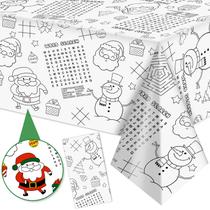 Etiqueta de toalha de mesa de Natal para colorir de Natal 108x54cm Etiqueta de toalha de mesa de Natal para colorir de Natal 108x54cm