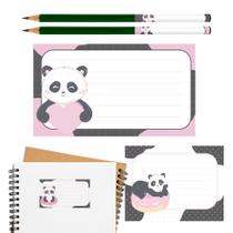 Etiqueta Escolar Adesiva Personagens Volta as Aulas