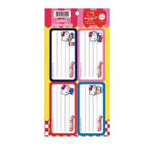 Etiqueta escolar Hello Kitty com 8 unidades - Jandaia