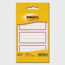 Etiqueta escolar OP3578 com pauta pimaco bic