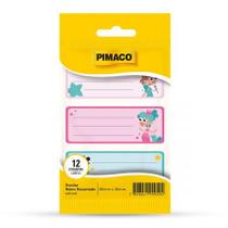 Etiqueta escolar Reino Encantado com 12 unidades - Pimaco Etiqueta escolar Reino Encantado com 12 unidades - Pimaco