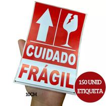 Etiqueta frágil tamanho grande, com 150 unidades autocolante Etiqueta frágil tamanho grande, com 150 unidades autocolante