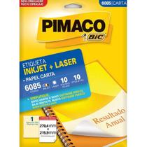 Etiqueta Ink-Jet Laser 6085-Pimaco