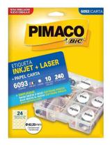 Etiqueta Ink-jet/laser Carta 42,33 6093 Pimaco