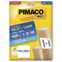 Etiqueta ink-jet/laser Carta 69,85x69,85 8296 Pimaco PT 225 UN