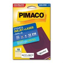 Etiqueta inkjet/laser A5Q2050 com 12 folhas - Pimaco Etiqueta inkjet/laser A5Q2050 com 12 folhas - Pimaco