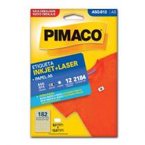 Etiqueta inkjet/laser A5Q813 com 12 folhas - Pimaco Etiqueta inkjet/laser A5Q813 com 12 folhas - Pimaco
