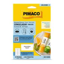 Etiqueta inkjet/laser para congelador e freezer 4A5Q3465 com 12 folhas - Pimaco Etiqueta inkjet/laser para congelador e freezer 4A5Q3465 com 12 folhas - Pimaco