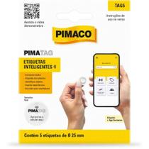 Etiqueta Inteligente Pimaco Pimatag NFC Tecno 25MM com 5 Unidades (blister)