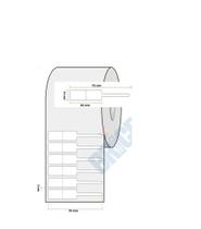 Etiqueta Joia E Ótica Bopp 75x13 Rolo Com 2000 Unidades