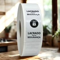 Etiqueta Lacre Inviolável 3x7cm Delivery 250un Branco Etiqueta Lacre Inviolável 3x7cm Delivery 250un Branco