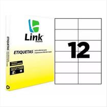Etiqueta Link CC8012 12 por folha 106,6mmx38,1mm com 100fls