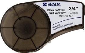 Etiqueta m21-750-427 (19mmx4,2mt) vinil brady