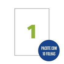 Etiqueta Nº1 10 folhas Colacril