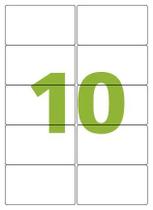 Etiqueta Nº10 100 folhas Colacril Etiqueta Nº10 100 folhas Colacril