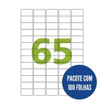 Etiqueta Nº65 100 folhas Colacril Etiqueta Nº65 100 folhas Colacril