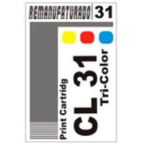 Etiqueta para Cartucho Canon 31 Colorido (CL 31) - Pacote com 10 Unidades