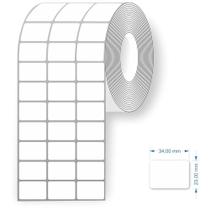 Etiqueta para Código de Barras Couchê 34X24X30M 3 Carreiras Etiqueta para Código de Barras Couchê 34X24X30M 3 Carreiras
