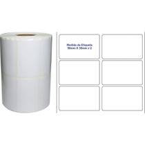 Etiqueta para Código de Barras Couchê 50X30MM com 30M (2 Carreiras - Rolo) Etiqueta para Código de Barras Couchê 50X30MM com 30M (2 Carreiras - Rolo)