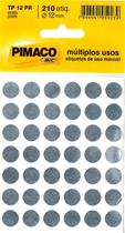 Etiqueta Para Identificação Tp-12 Prata 12 Mm Com 210 Etiquetas Pimaco Etiqueta Para Identificação Tp-12 Prata 12 Mm Com 210 Etiquetas Pimaco
