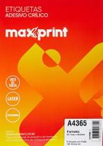 Etiqueta Para Ink Jet/Laser 2carr.67,7x99,0 A4365 C/10 Maxprint
